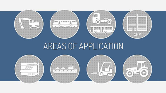 Areas of application for exhaust gas after-treatment systems