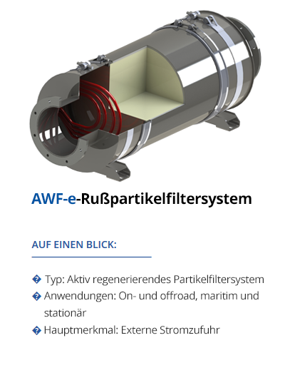 TEHAG AWF-e Rußpartikelfilter