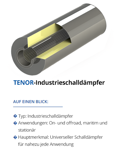 TEHAG TENOR-Industrieschalldämpfer