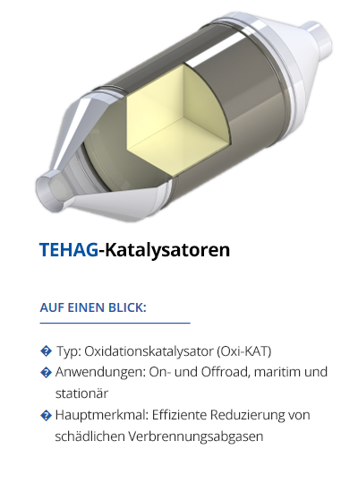 Katalysatoren von TEHAG