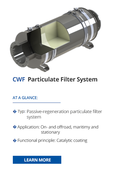 TEHAG CWF plus Particulate filter system