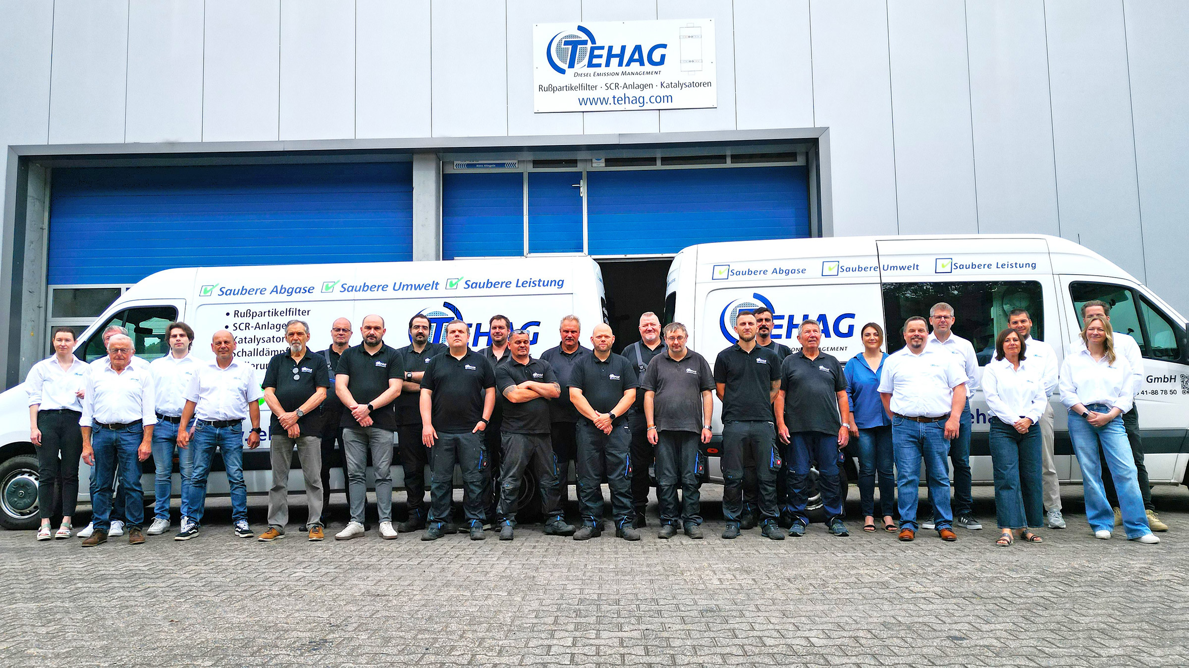 Das TEHAG-Spezialistenteam für Abgasnachbehandlung