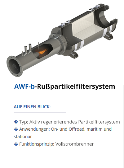 TEHAG AWF-b Dieselpartikelfilter