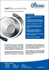 CWF plus particulate filter data sheet