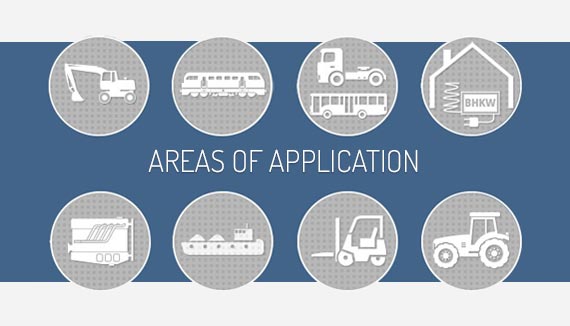 Areas of application for exhaust treatment systems