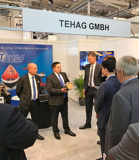 CDU working grpup as visitors at the TEHAG booth