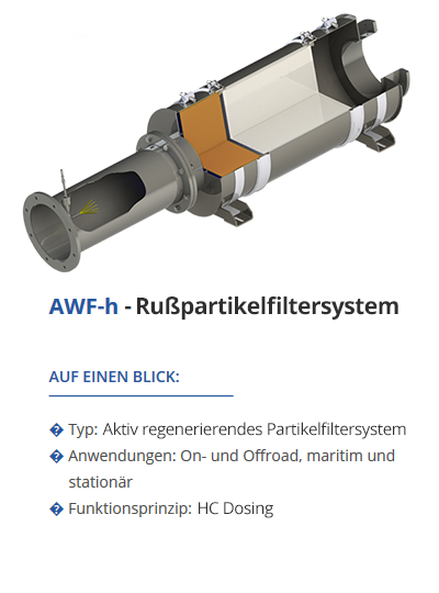 TEHAG AWF-h Rußpartikelfilter