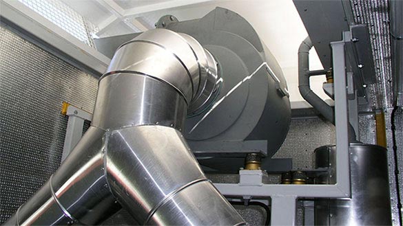 Système de double filtre TEHAG pour véhicules à chenilles